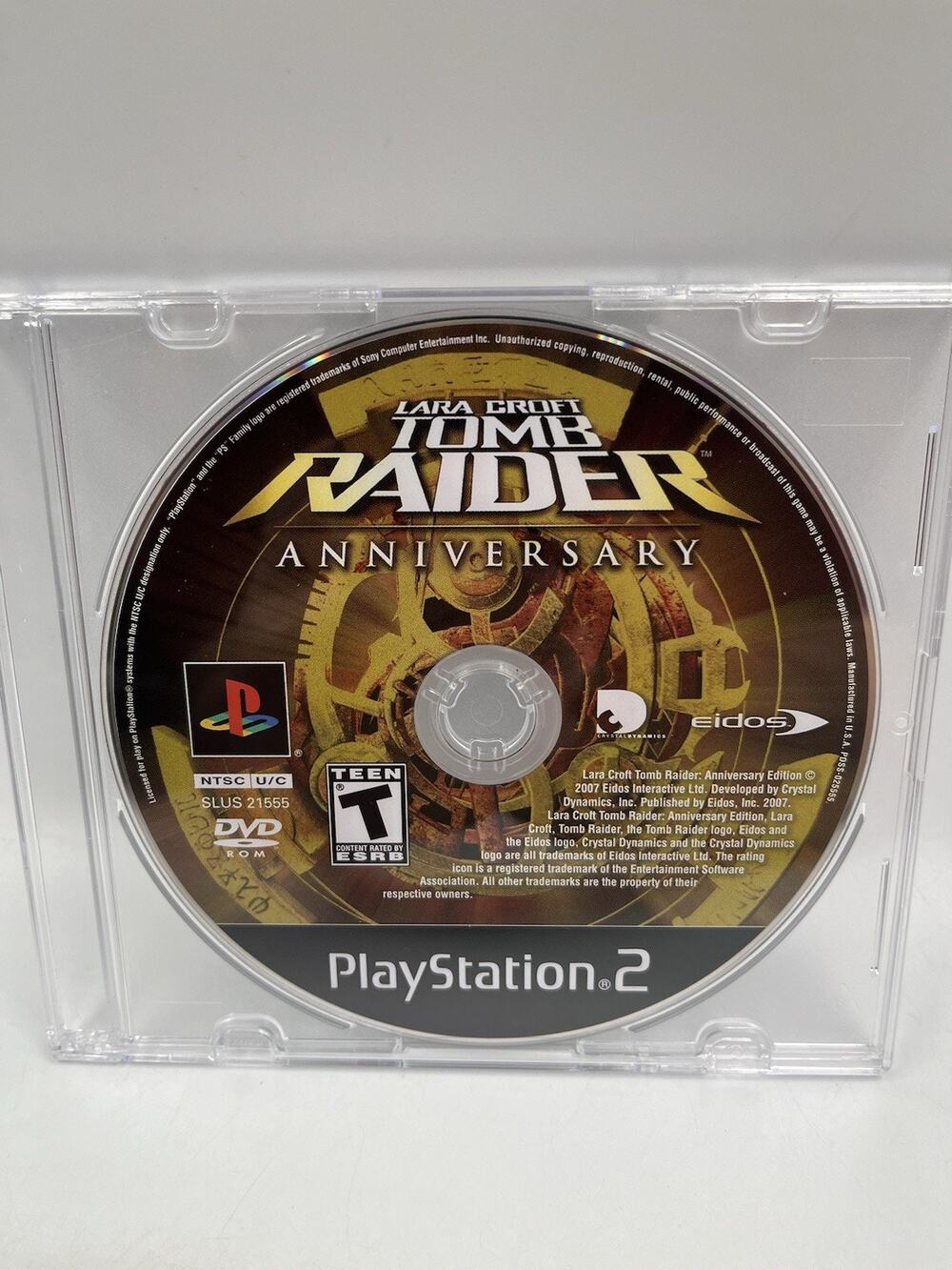 Lara Croft: Tomb Raider Anniversary (Sony PlayStation 2, 2007) PS2 DISC ONLY